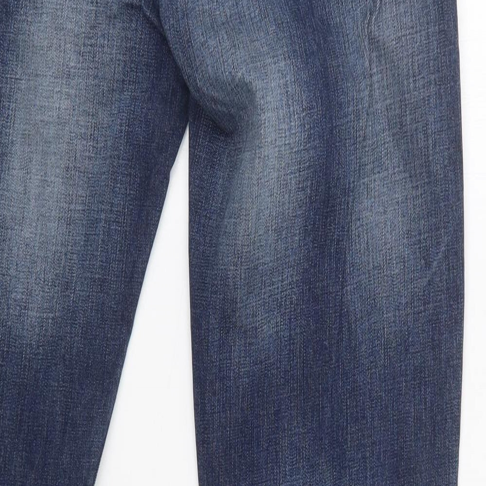 Superdry Mens Blue  Denim Straight Jeans Size 33 in L34 in