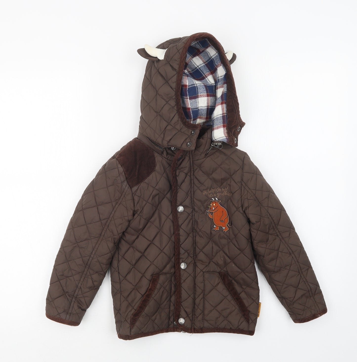 TU Boys Brown   Jacket  Size 4-5 Years  - The Gruffalo