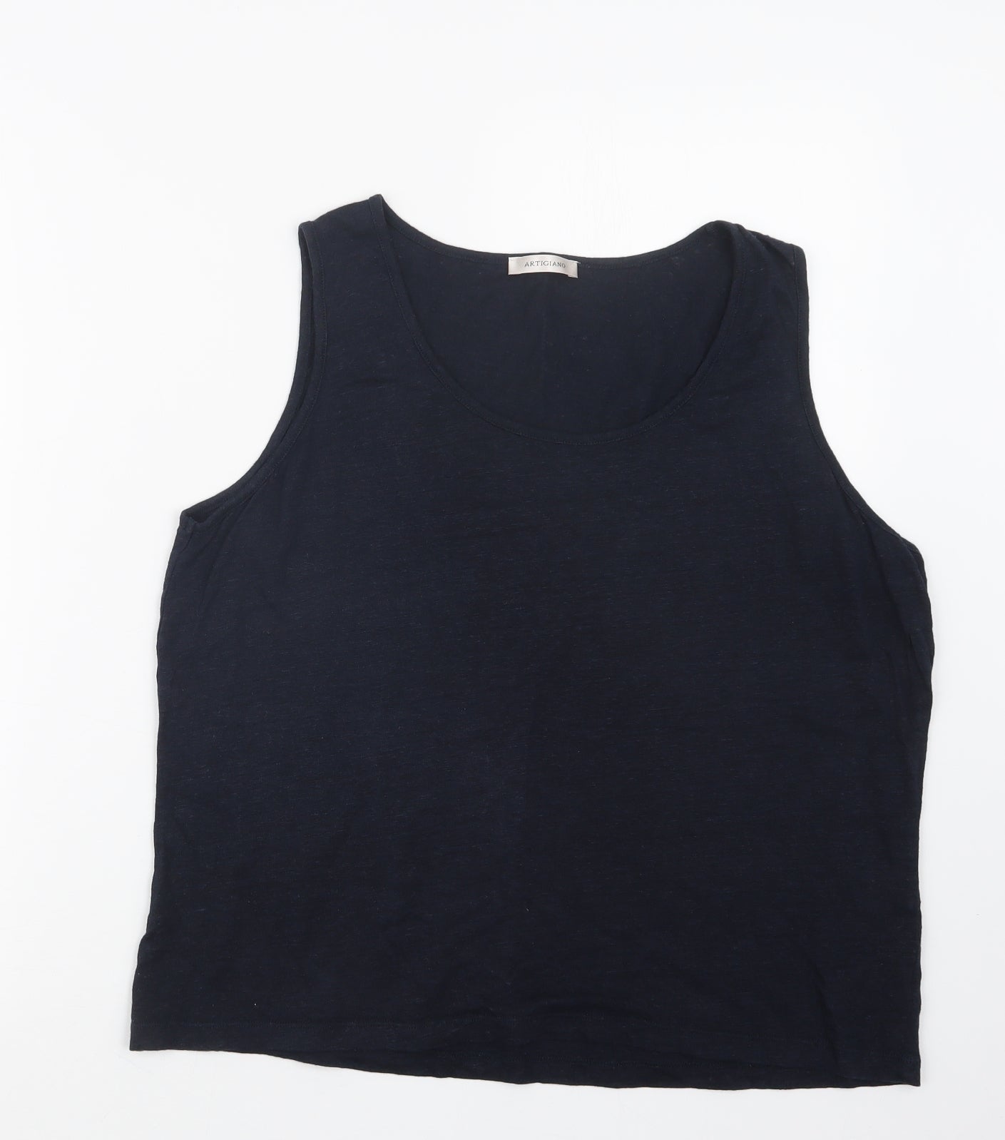Artigiano Womens Blue   Basic Tank Size 22