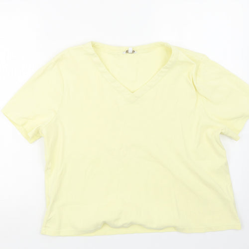 CC Womens Yellow   Basic T-Shirt Size XL