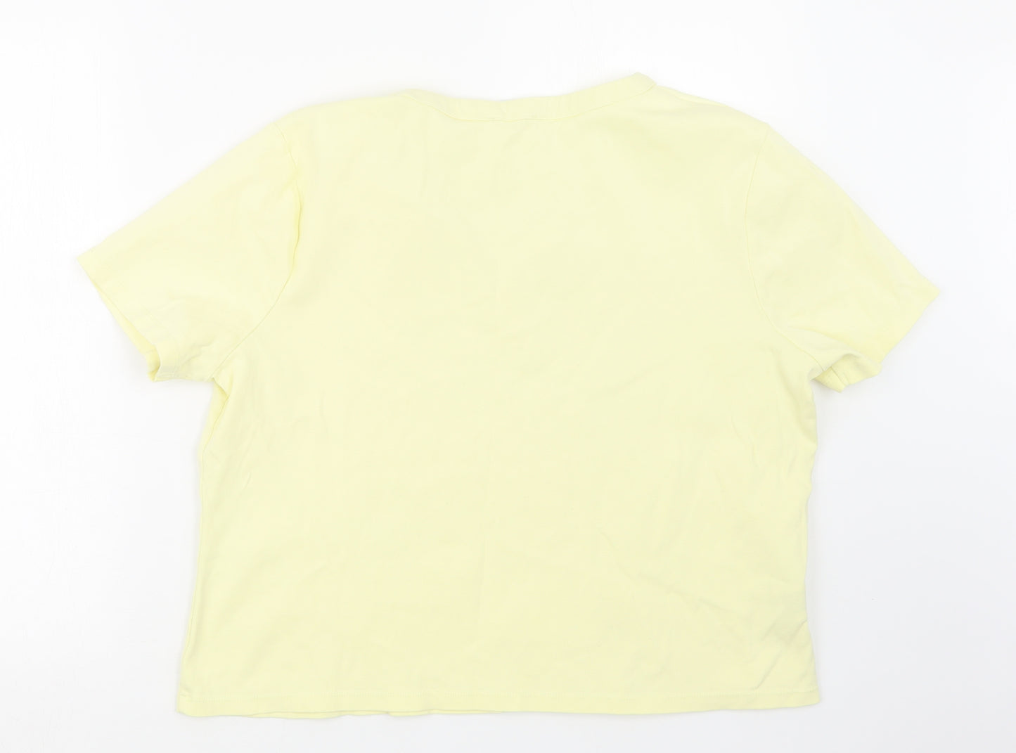 CC Womens Yellow   Basic T-Shirt Size XL