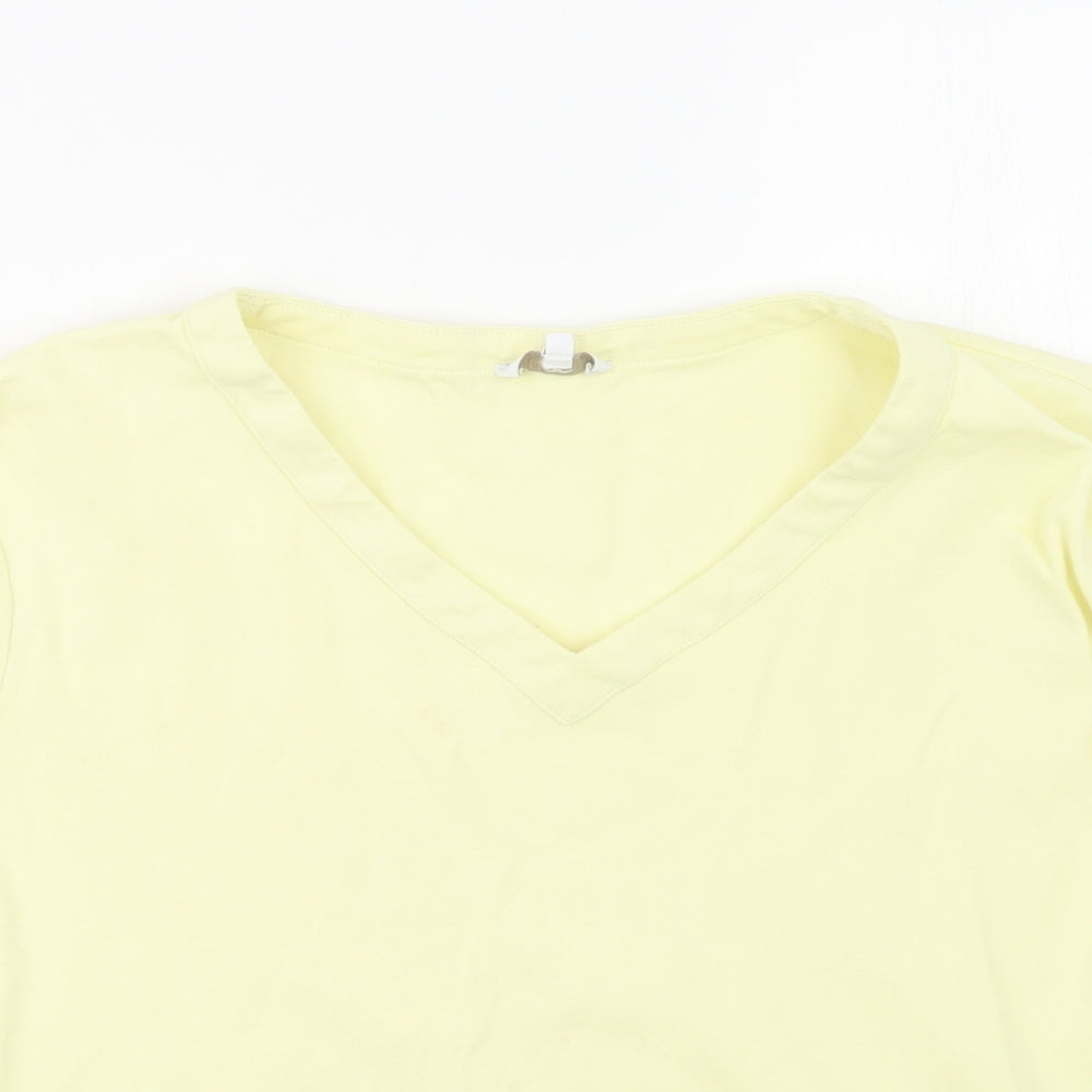 CC Womens Yellow   Basic T-Shirt Size XL