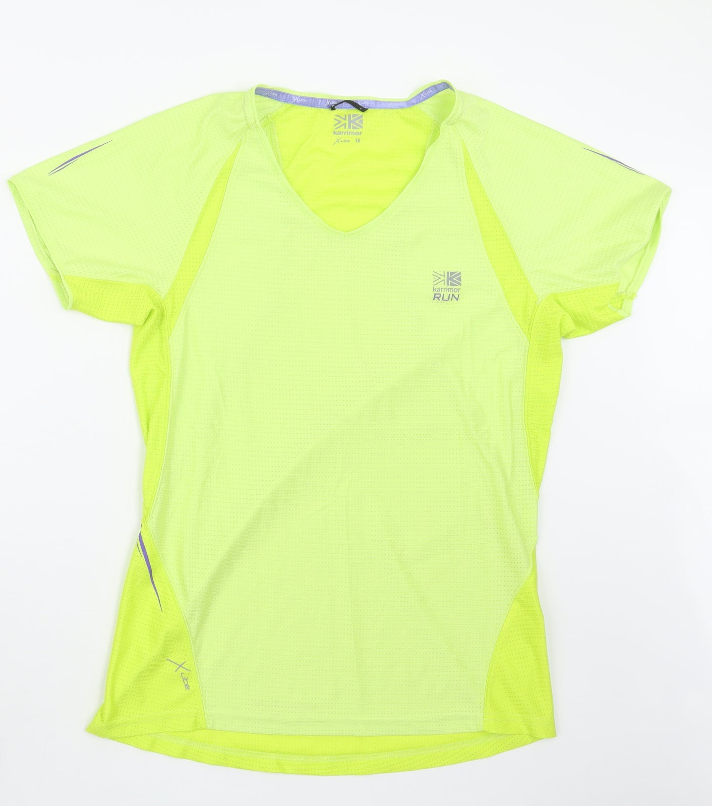 Karrimor Womens Yellow   Basic T-Shirt Size 16