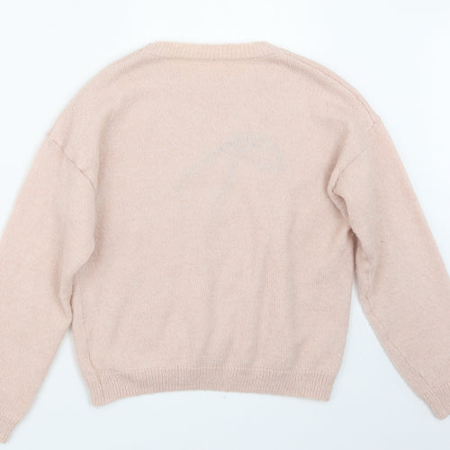 NEXT Womens Pink  Knit Pullover Jumper Size 10