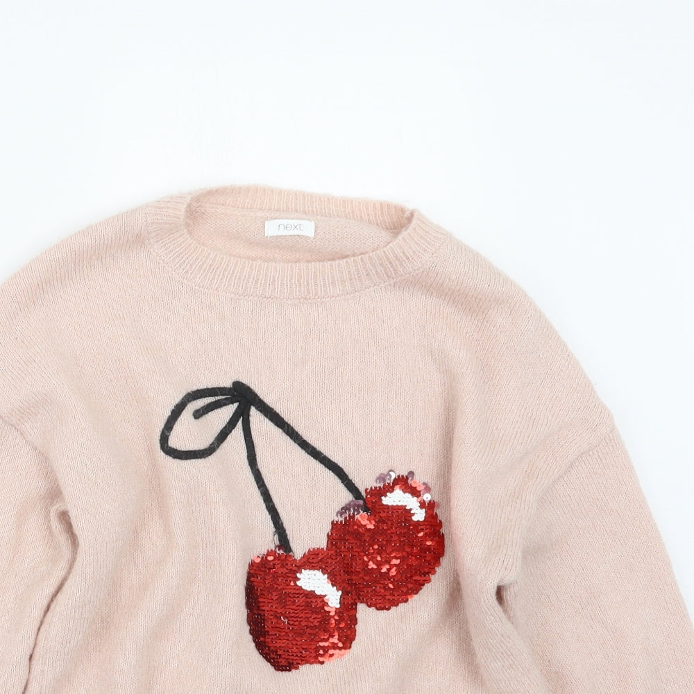 NEXT Womens Pink  Knit Pullover Jumper Size 10