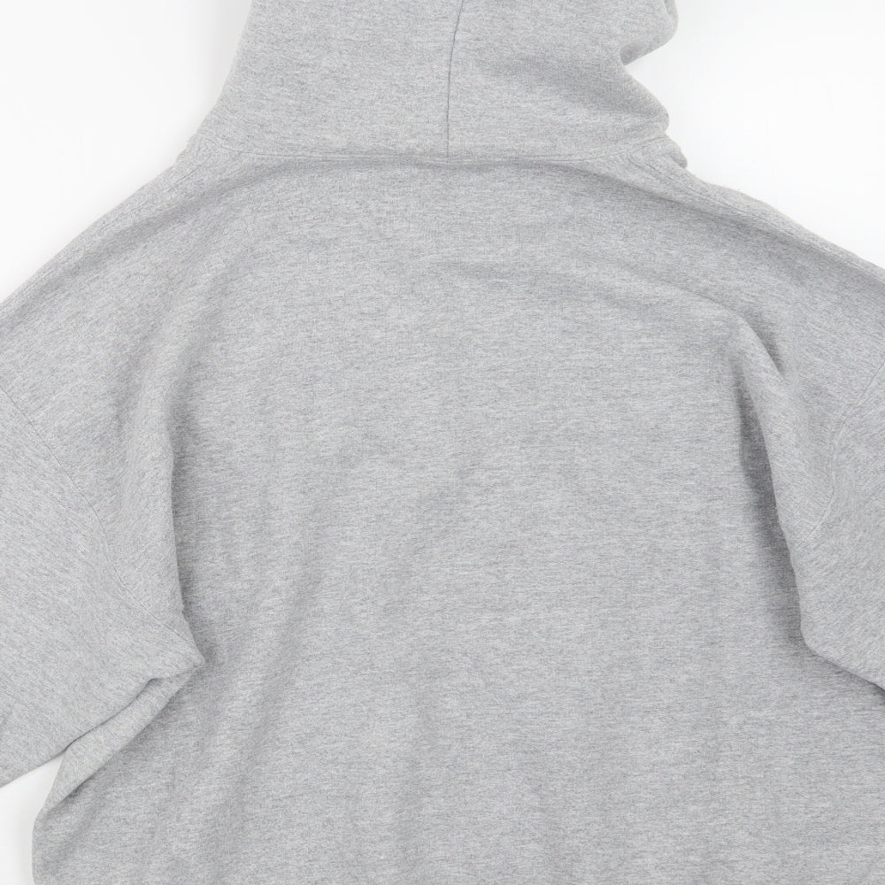 Topshop Womens Grey   Pullover Hoodie Size L