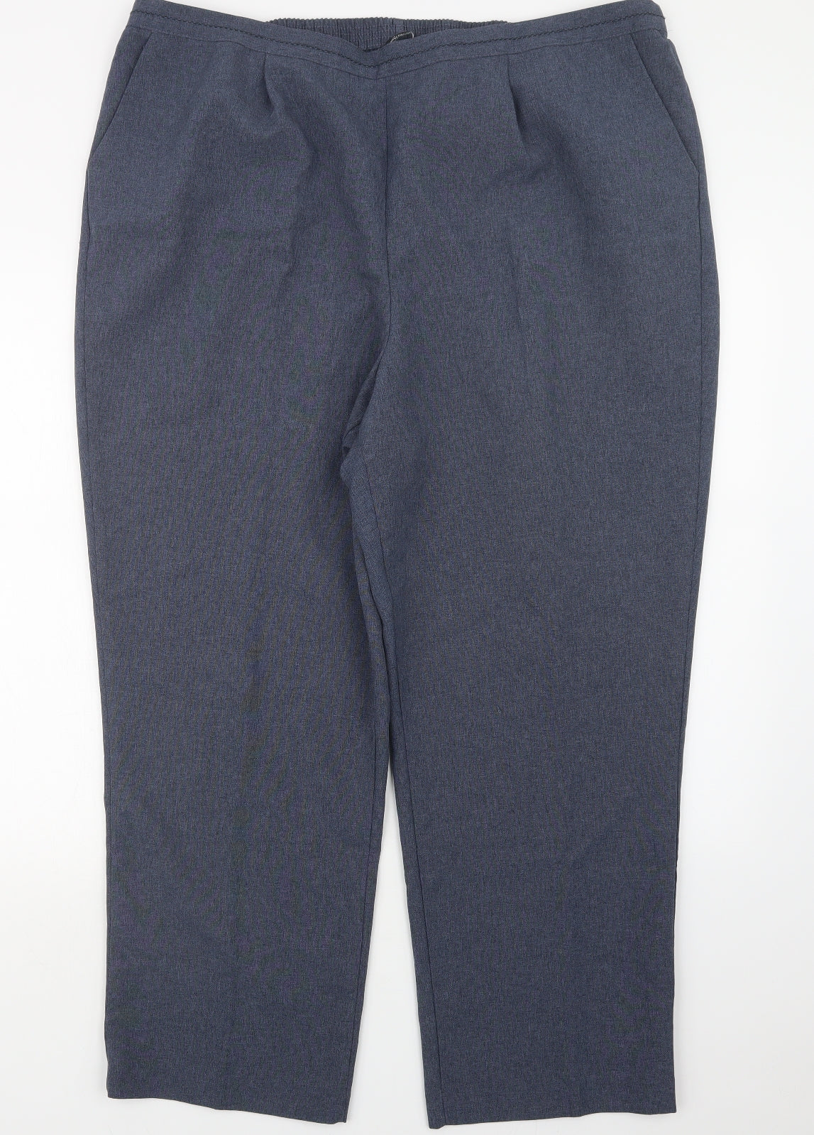 BM Womens Blue   Trousers  Size 22 L26 in