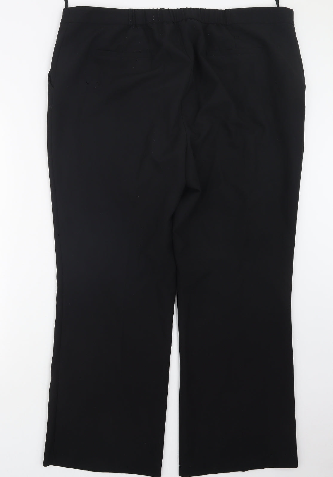 M&Co Womens Black   Trousers  Size 22 L29.5 in