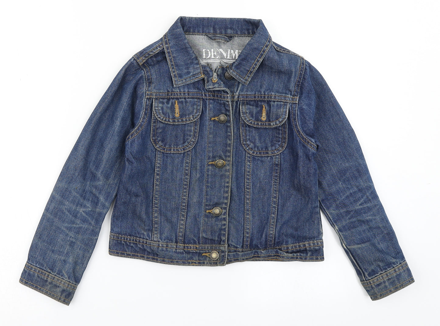 Avenue Girls Blue  Denim Jacket  Size 9-10 Years