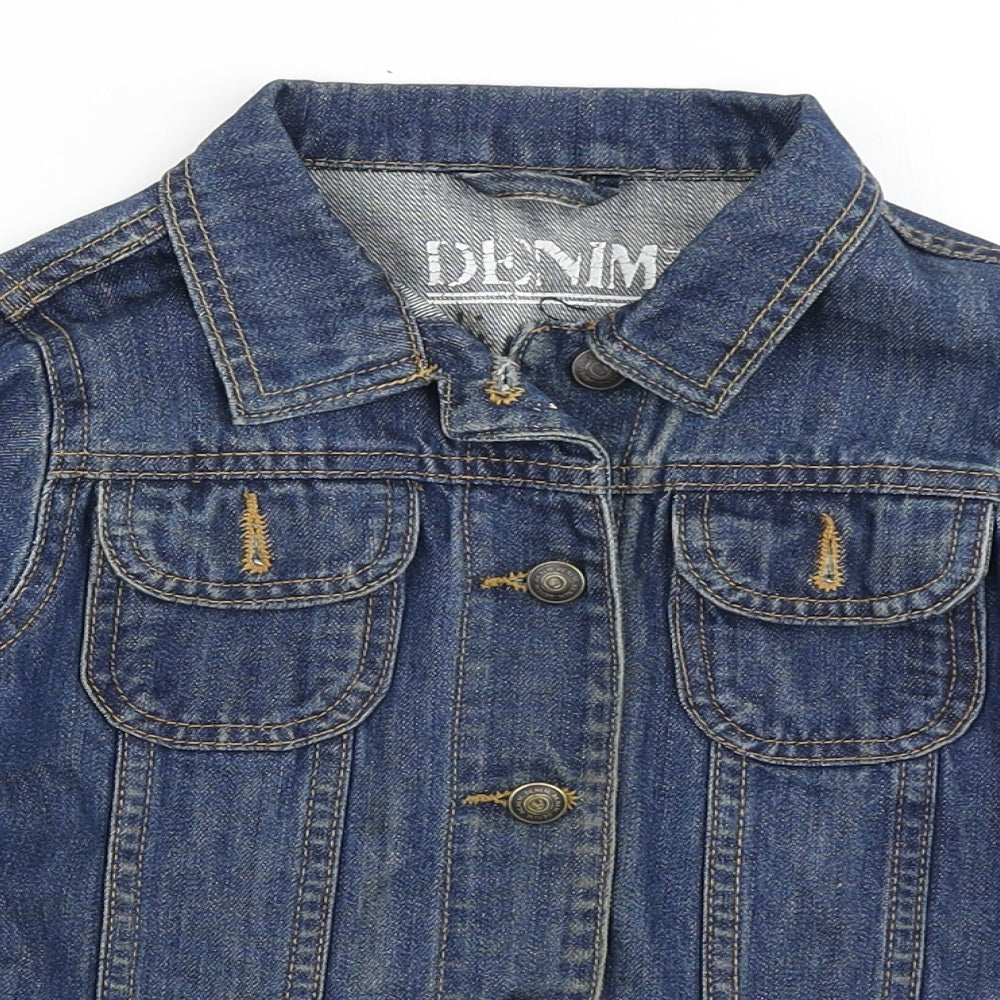 Avenue Girls Blue  Denim Jacket  Size 9-10 Years