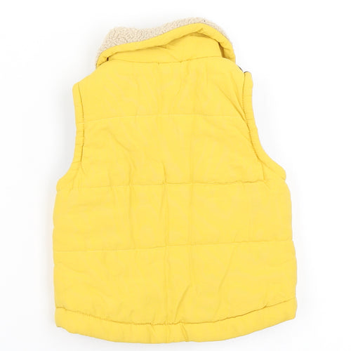 F&F Boys Yellow   Gilet Coat Size 0-3 Months