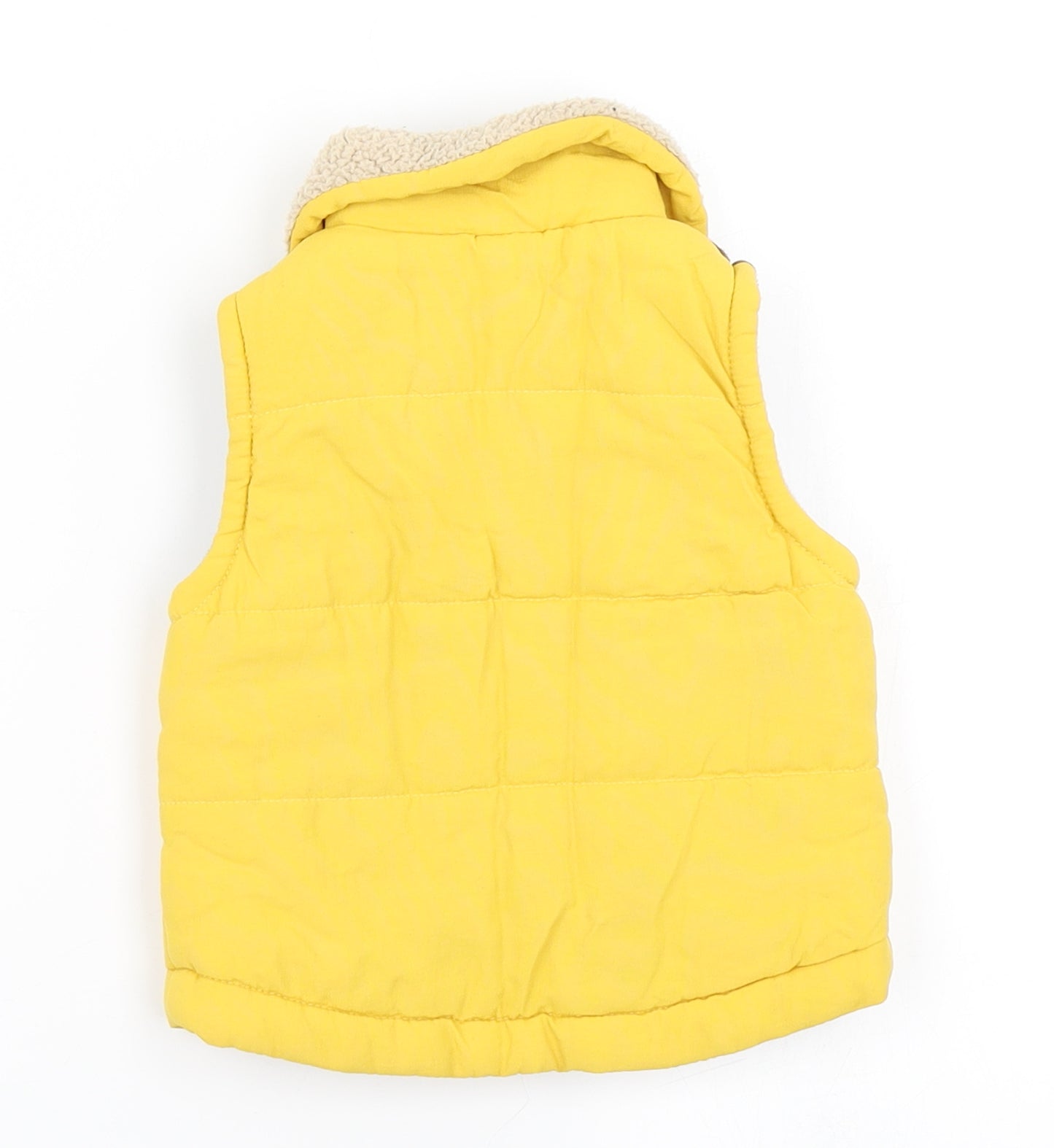 F&F Boys Yellow   Gilet Coat Size 0-3 Months