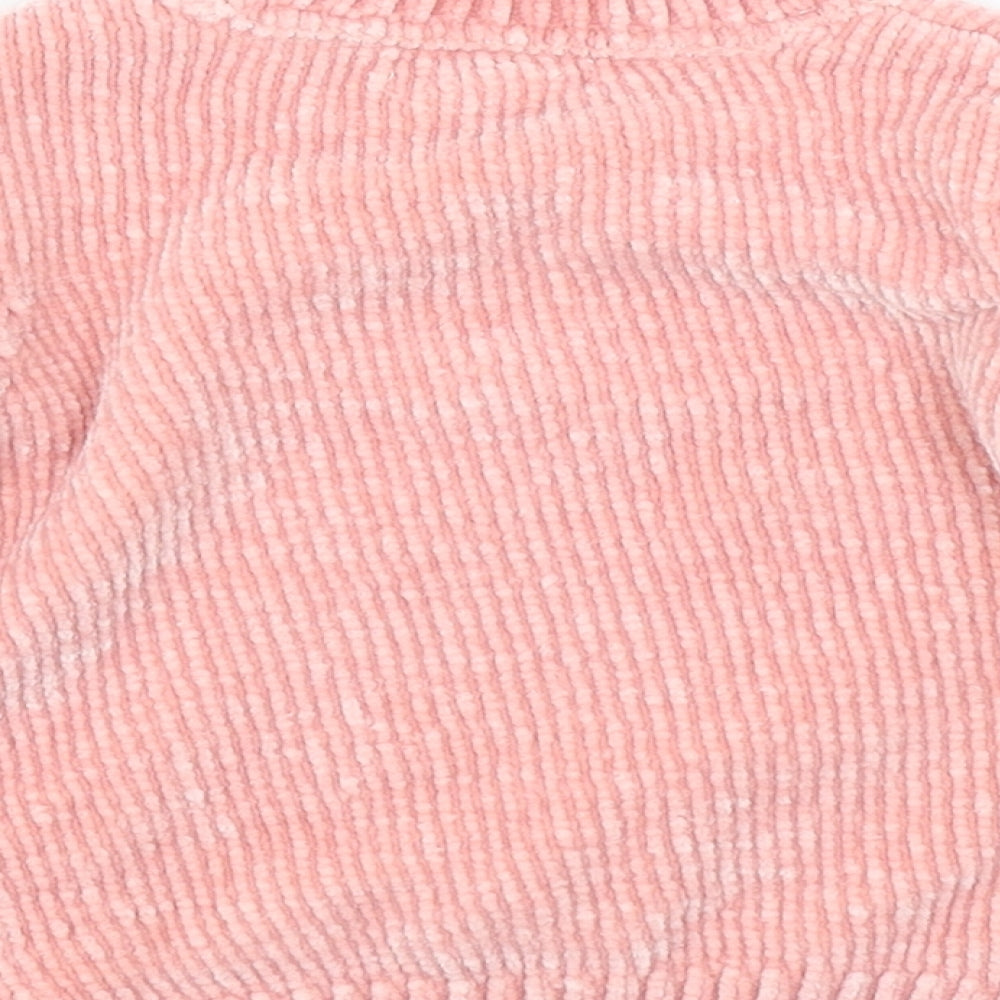 Primark Girls Pink  Knit Pullover Jumper Size 3-4 Years