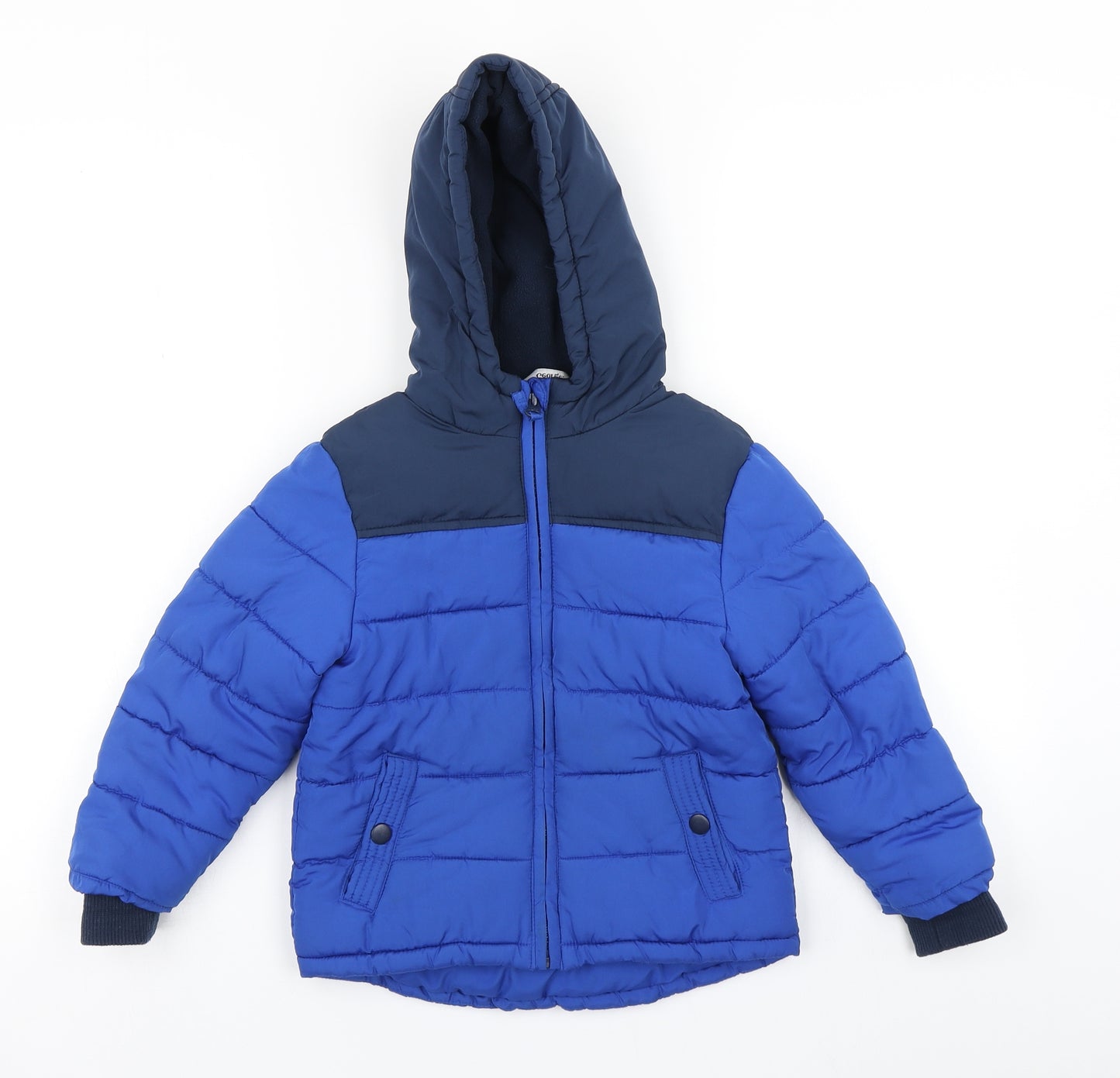 George Boys Blue   Puffer Jacket Coat Size 2-3 Years