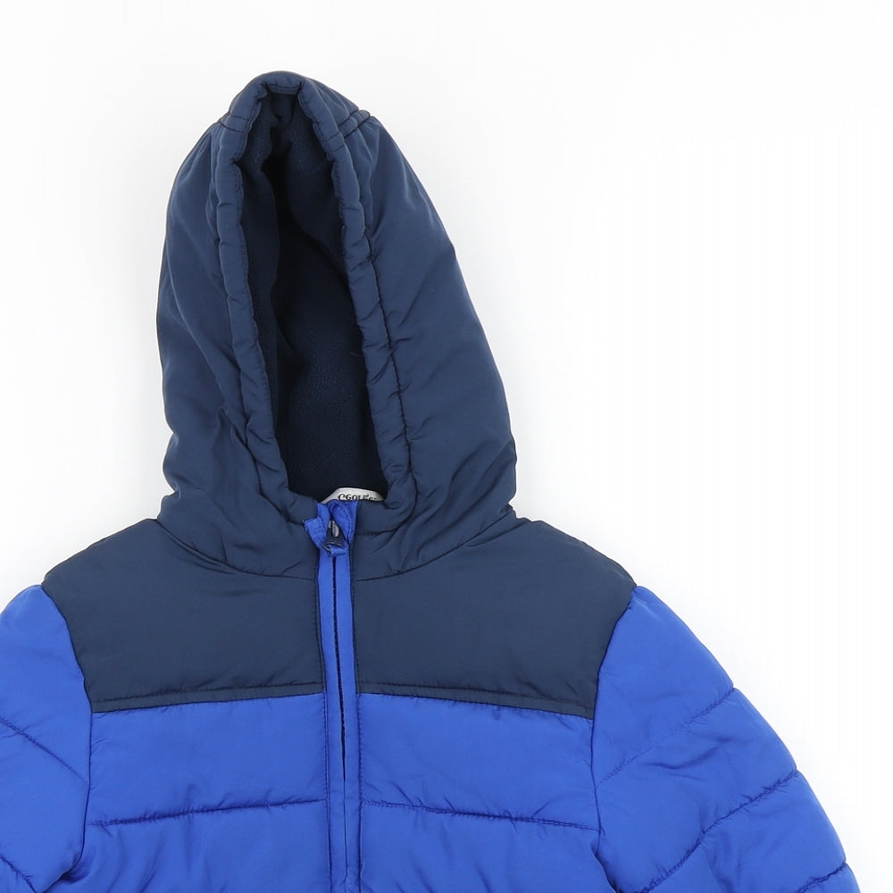 George Boys Blue   Puffer Jacket Coat Size 2-3 Years