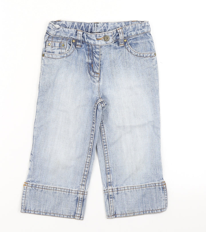 Nect Girls Blue Denim Straight Jeans Size 5 Years