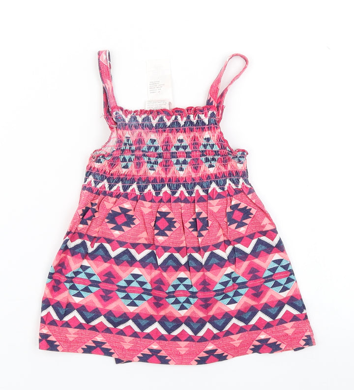 E-vie Angel Girls Pink Argyle/Diamond  Basic Tank Size 5 Years