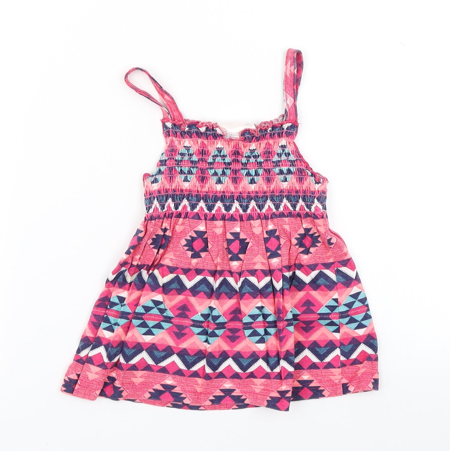 E-vie Angel Girls Pink Argyle/Diamond  Basic Tank Size 5 Years