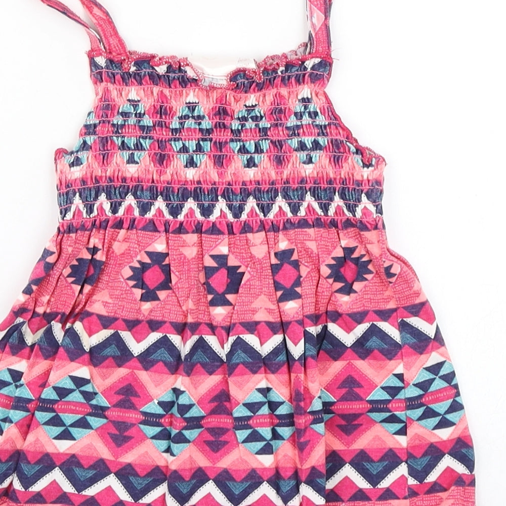 E-vie Angel Girls Pink Argyle/Diamond  Basic Tank Size 5 Years