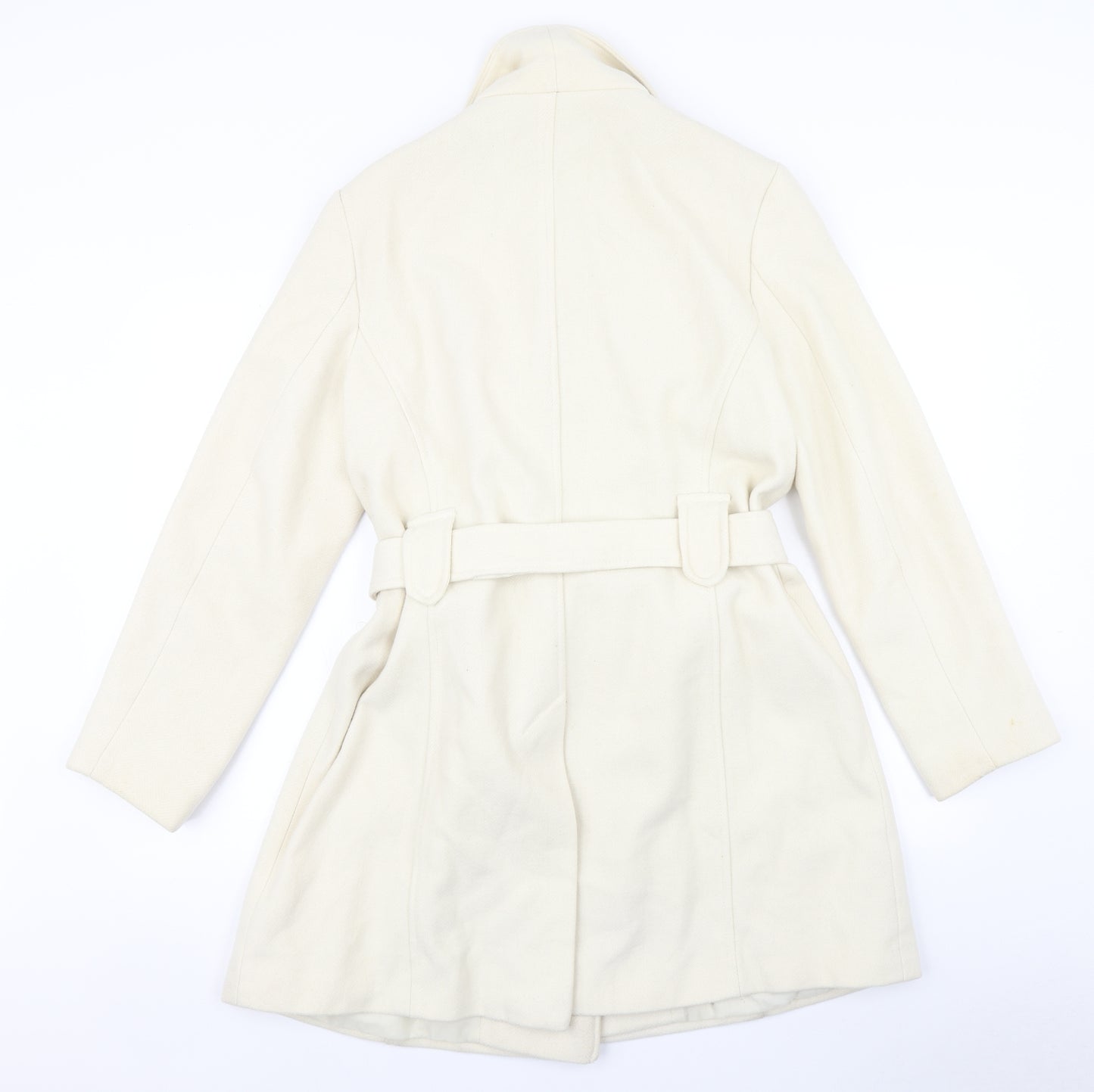 F&F Womens White   Overcoat Coat Size 18
