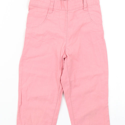NEXT Girls Pink   Cargo Trousers Size 4-5 Years
