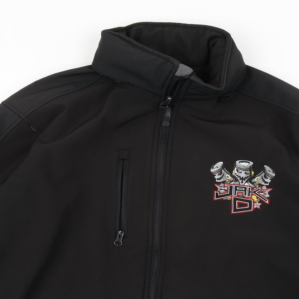 Regatta Mens Black   Rain Coat Coat Size L