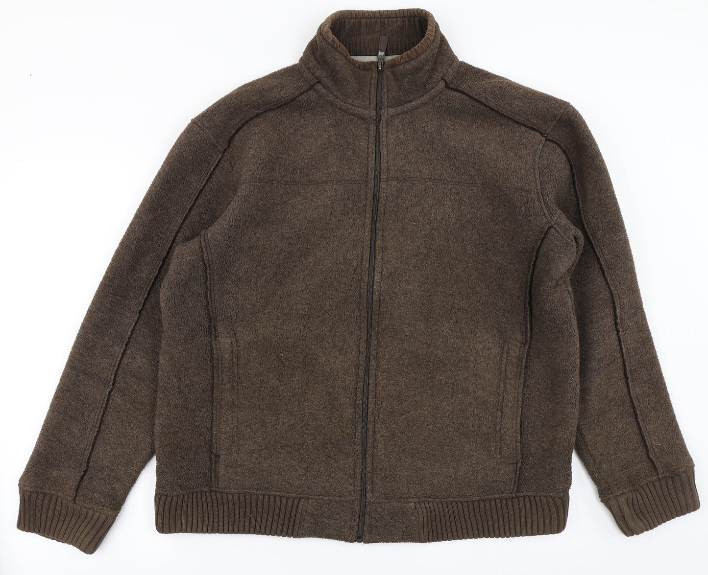 Blue Harbour Mens Brown  Fleece Jacket  Size XL
