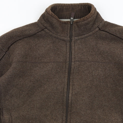 Blue Harbour Mens Brown  Fleece Jacket  Size XL
