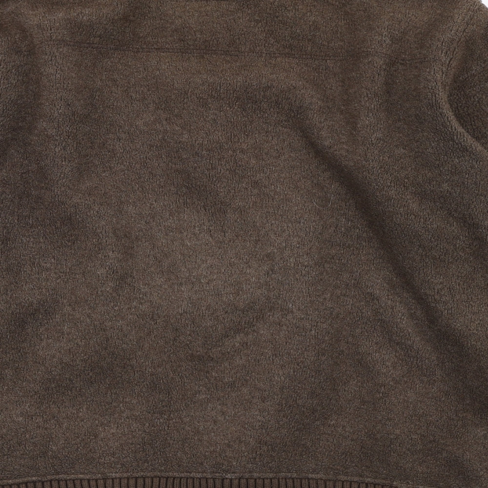Blue Harbour Mens Brown  Fleece Jacket  Size XL