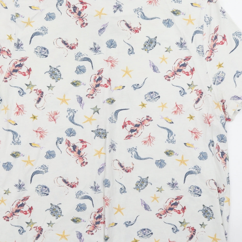 TU Womens White   Basic Button-Up Size 14
