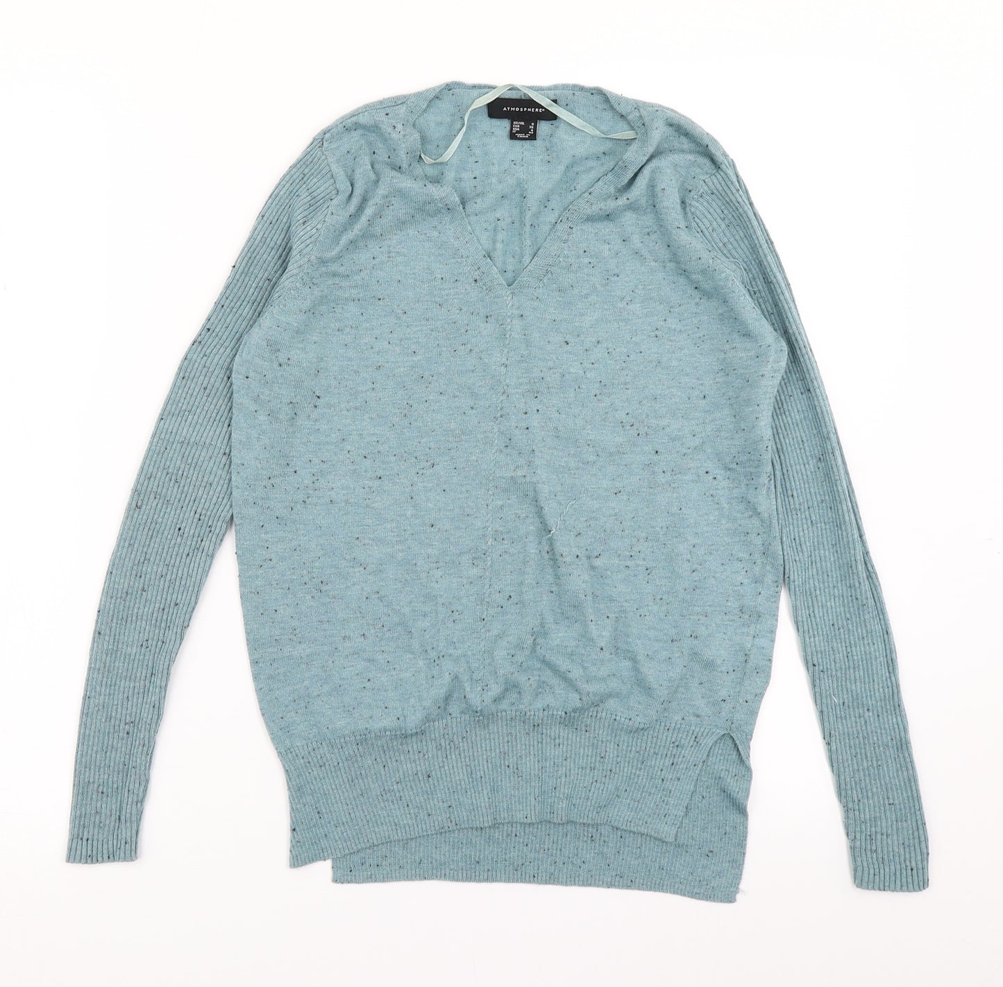 Atmosphere Womens Blue  Knit Pullover Jumper Size 8