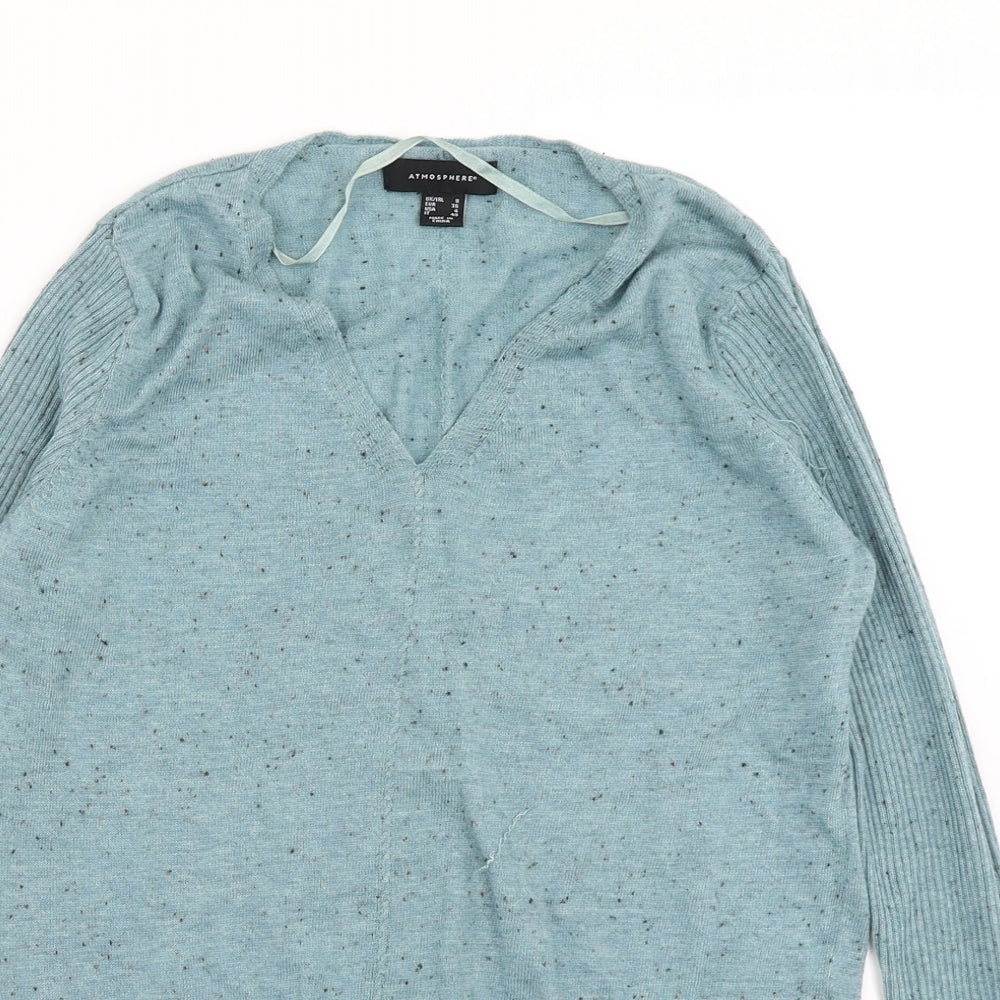 Atmosphere Womens Blue  Knit Pullover Jumper Size 8