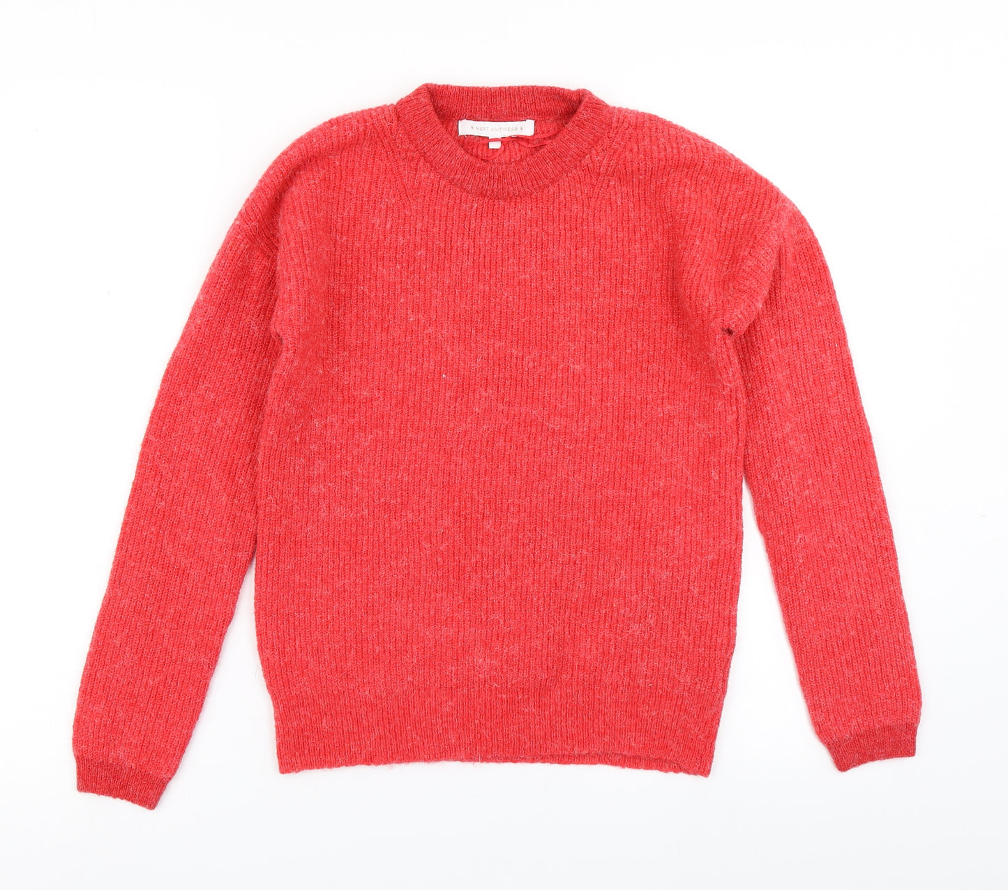 NEXT Womens Red  Knit Pullover Jumper Size S