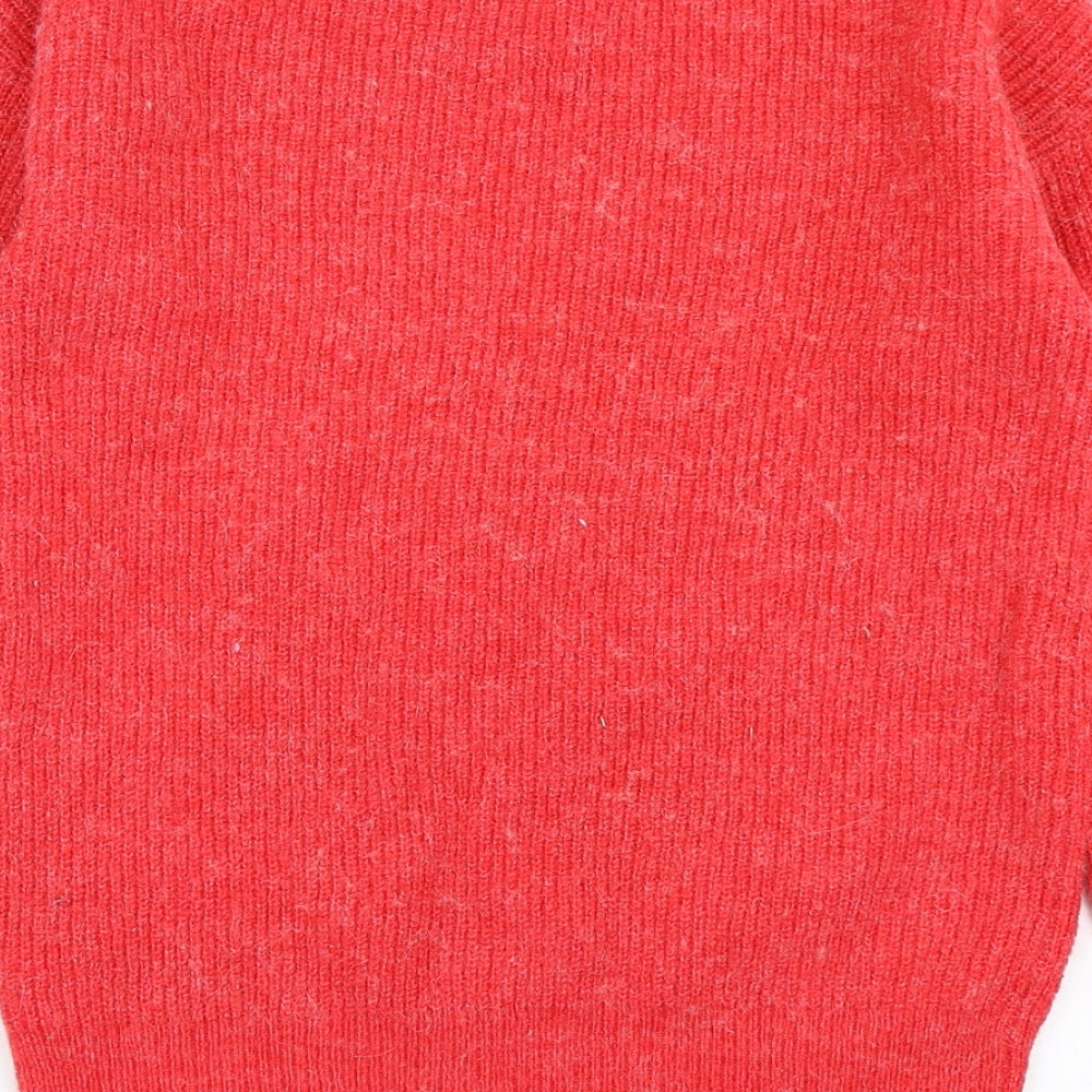 NEXT Womens Red  Knit Pullover Jumper Size S