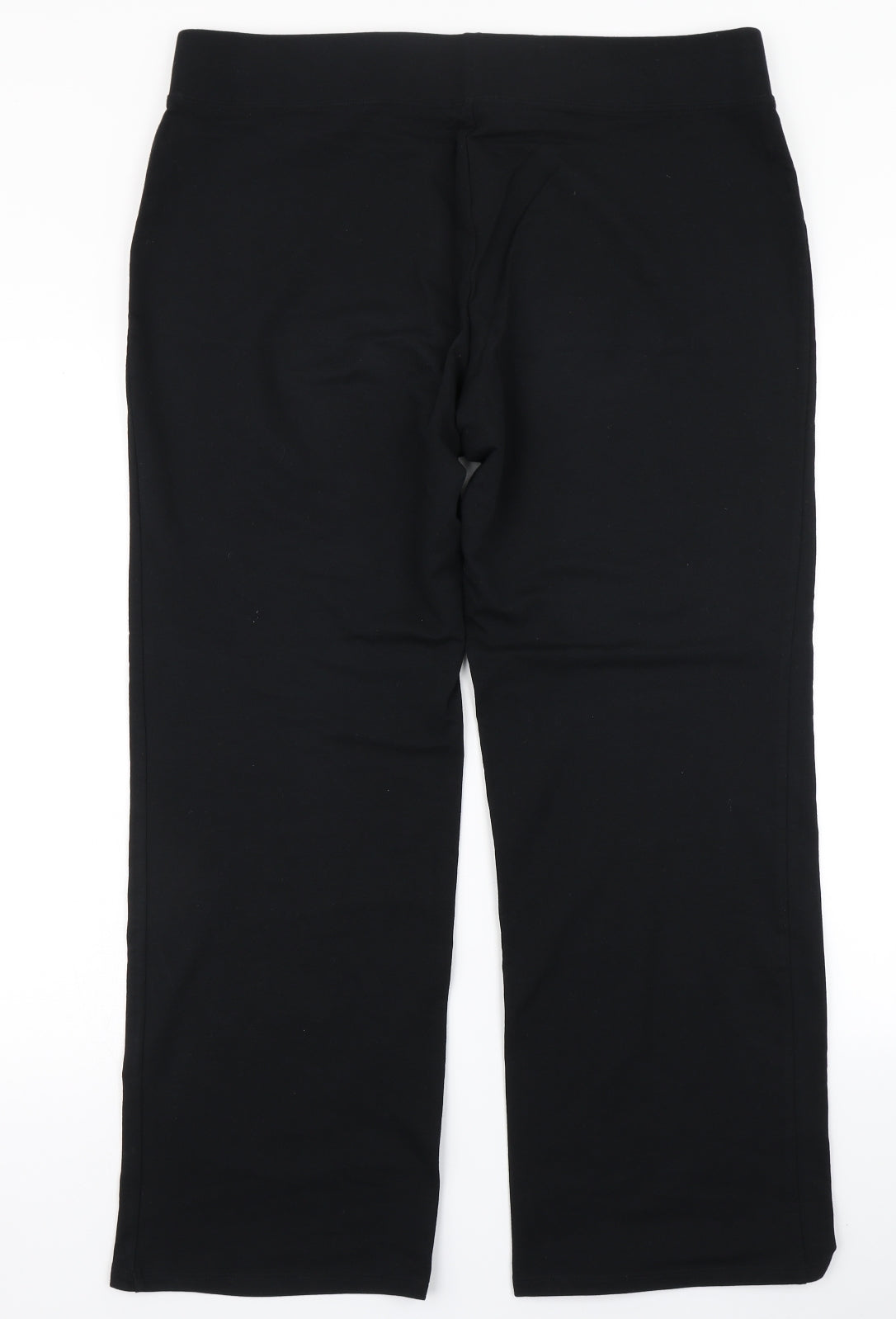 M&S Collection Womens Black   Trousers  Size 18 L27 in