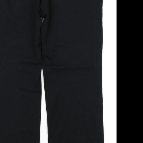 M&S Collection Womens Black   Trousers  Size 18 L27 in
