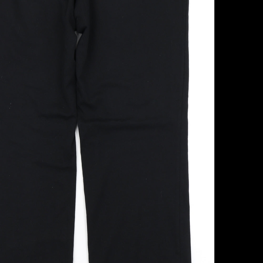M&S Collection Womens Black   Trousers  Size 18 L27 in