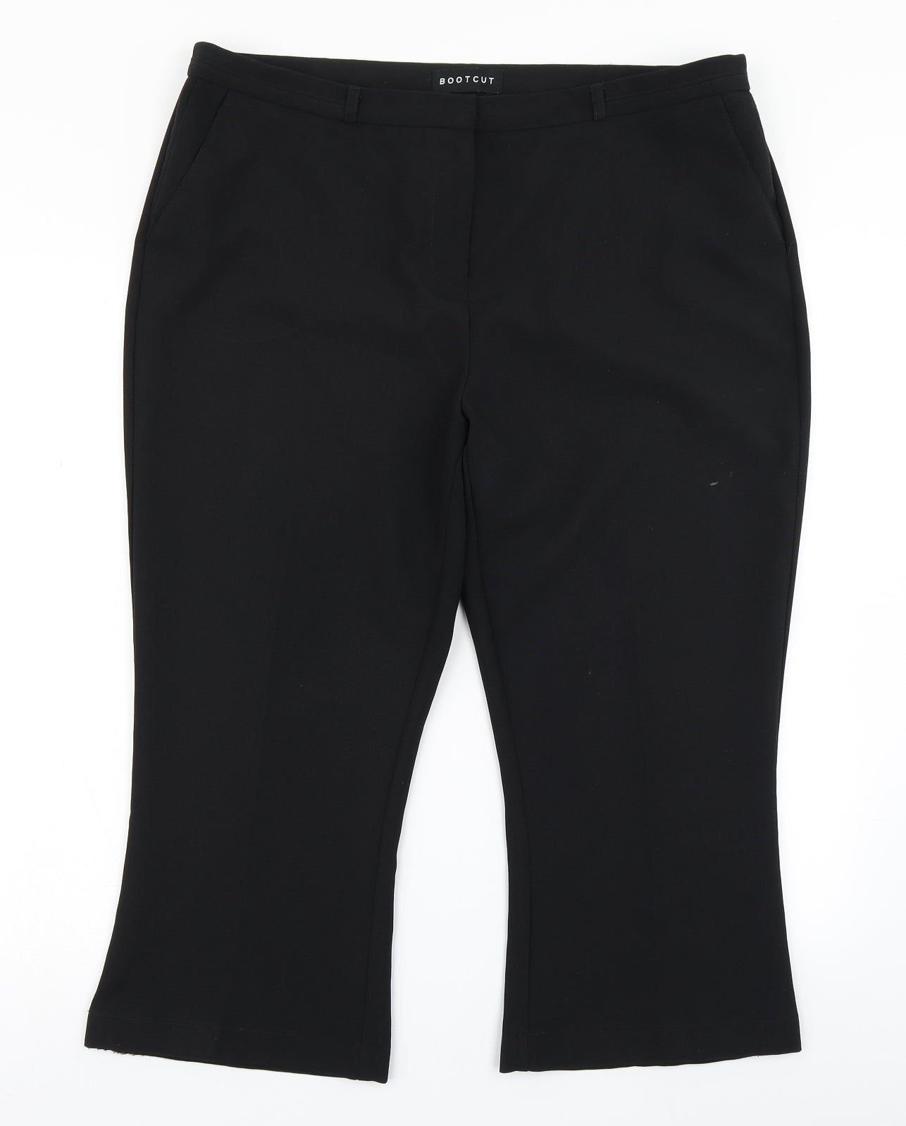 Peacocks Womens Black   Dress Pants Trousers Size 16 L21 in