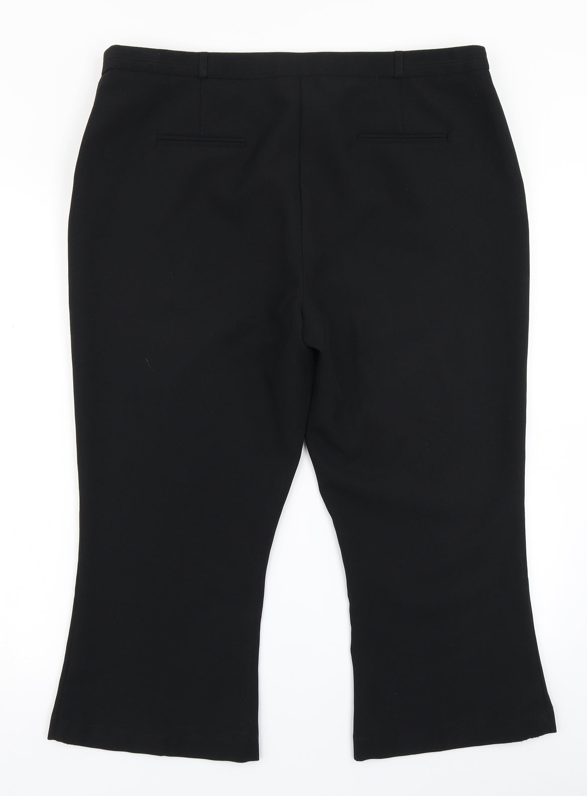 Peacocks Womens Black   Dress Pants Trousers Size 16 L21 in