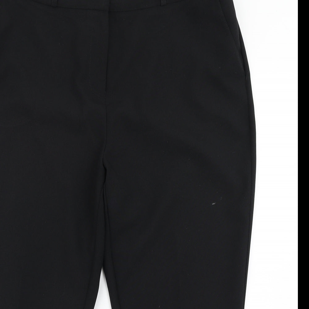 Peacocks Womens Black   Dress Pants Trousers Size 16 L21 in