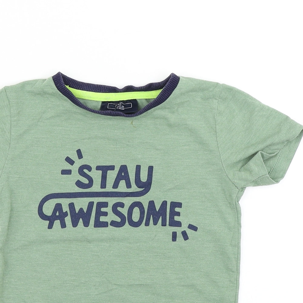 NEXT Boys Green   Basic T-Shirt Size 2-3 Years