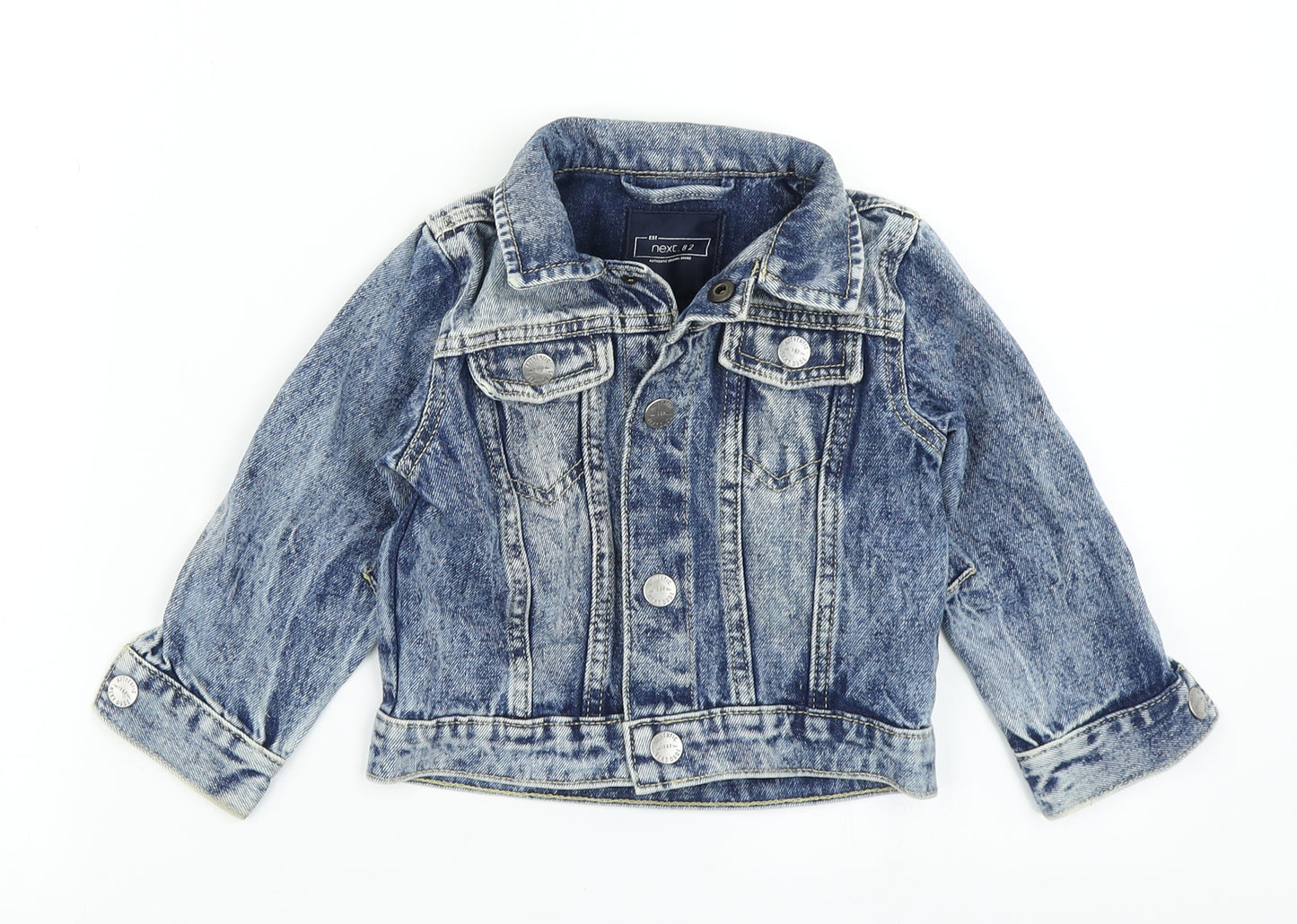 NEXT Girls Blue  Denim Jacket  Size 2-3 Years