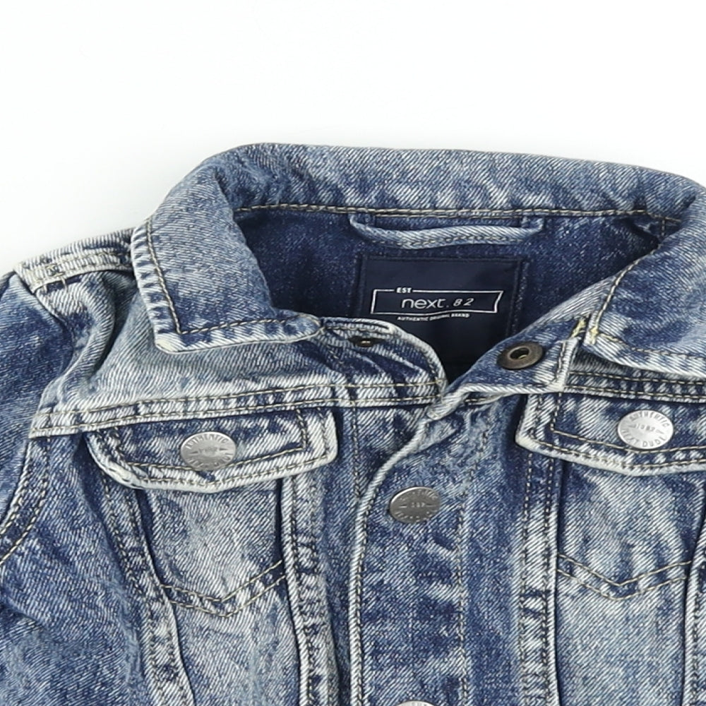 NEXT Girls Blue  Denim Jacket  Size 2-3 Years