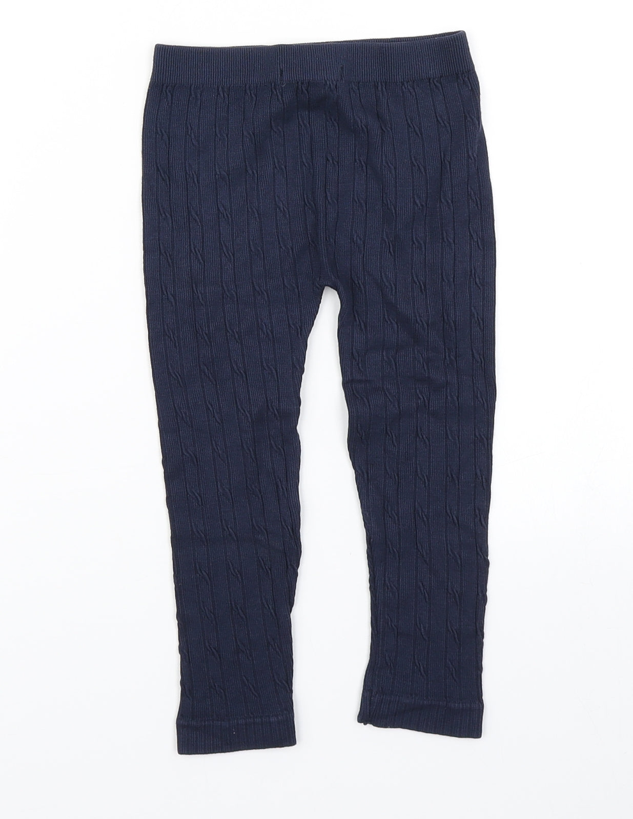 Young Dimension Girls Blue  Knit Jegging Trousers Size 2-3 Years