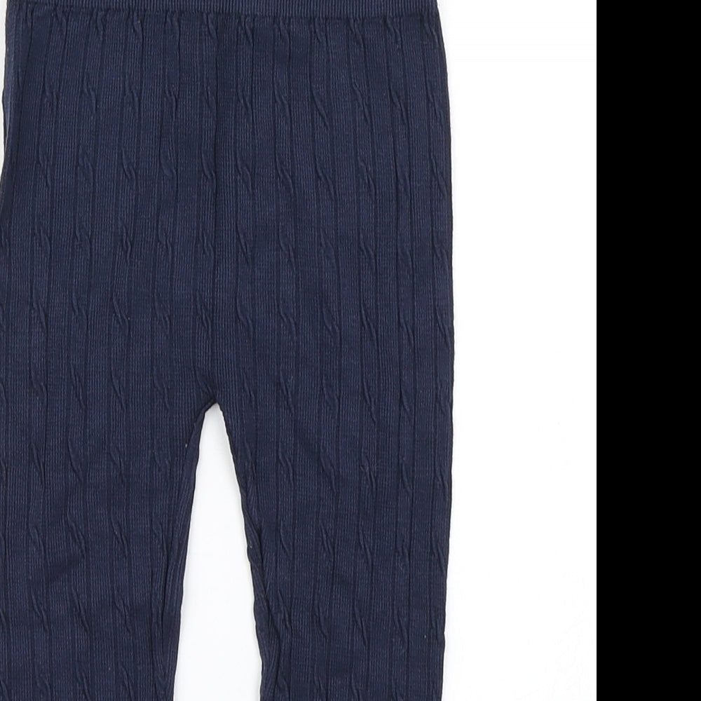 Young Dimension Girls Blue  Knit Jegging Trousers Size 2-3 Years