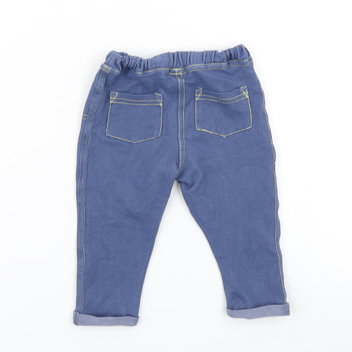 Dunnes Girls Blue  Denim Jogger Jeans Size 6-9 Months