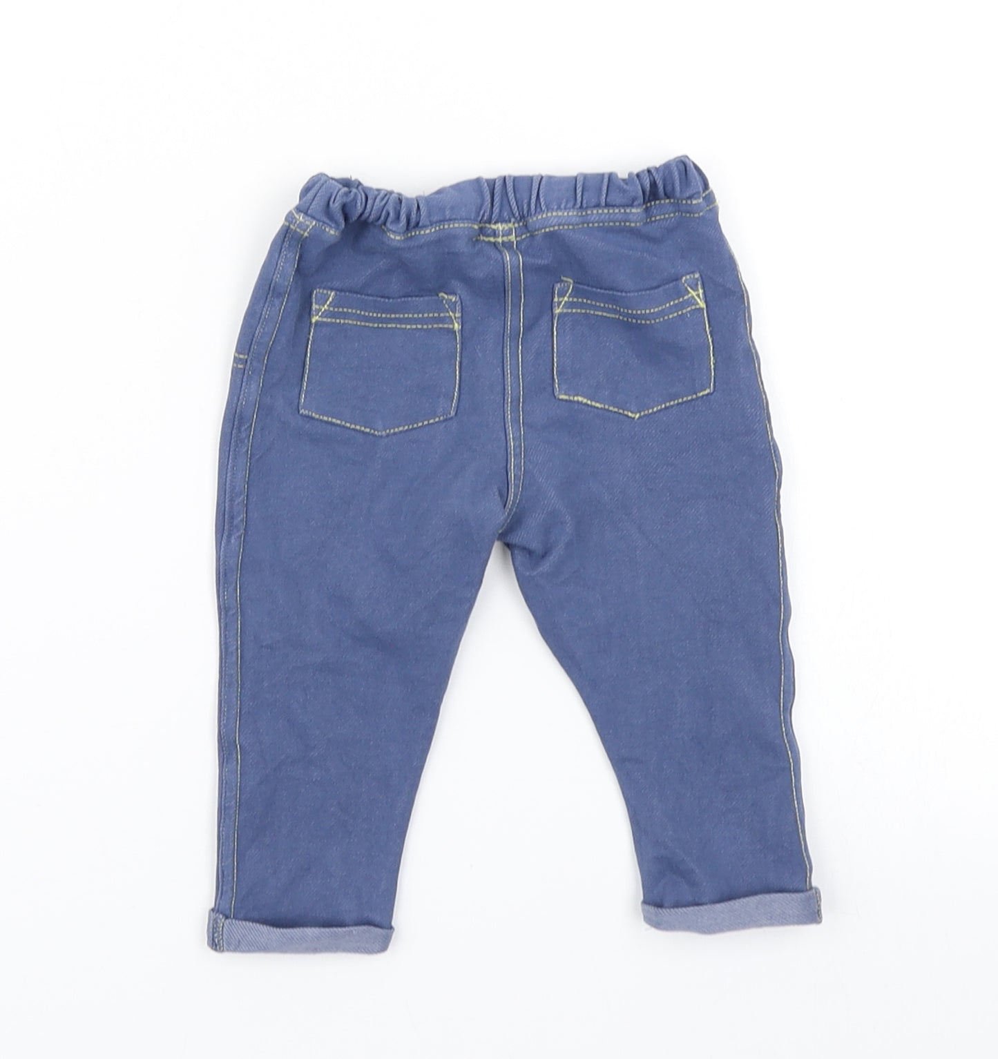 Dunnes Girls Blue  Denim Jogger Jeans Size 6-9 Months