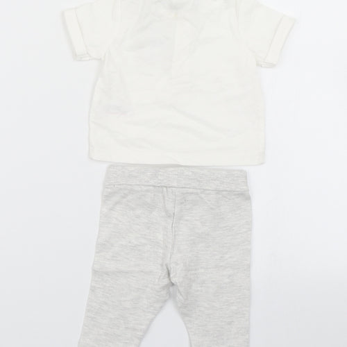 River Island Girls Grey   Trousers Set Outfit/Set Size 0-3 Months