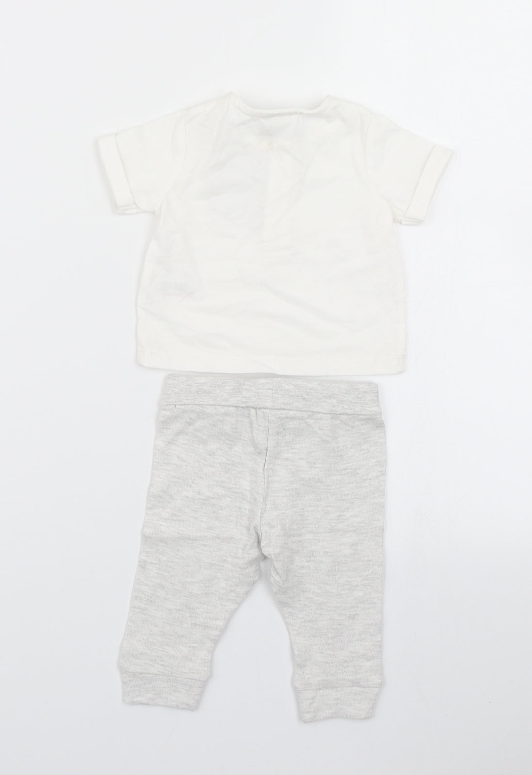 River Island Girls Grey   Trousers Set Outfit/Set Size 0-3 Months