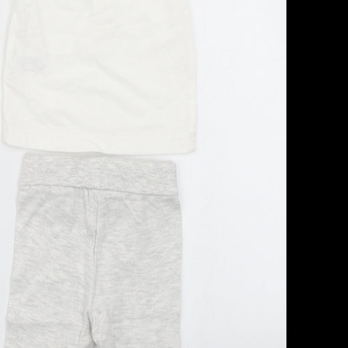 River Island Girls Grey   Trousers Set Outfit/Set Size 0-3 Months